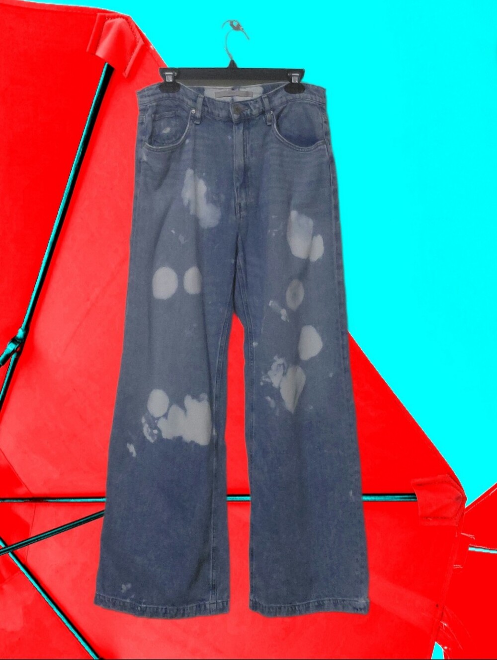 Super Wide Flare Jodi 29 Hudson Jeans - 1 Of A Kind! Rise 12" Inseam 32" Vintage